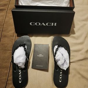 Brand New Coach Sirena Flip Flops Size 8